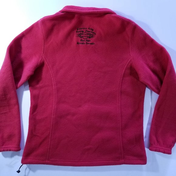 Harley-Davidson Red Deer Half-Zip Fleece Jacket - Picture 6 of 8